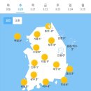 오늘의 날씨🌞☔️☃️, 2024년 3월 20일 수요일 이미지