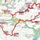 매돌봉289m필봉(월은봉327m)문필봉440m두루봉418m샘배루241m생이월산203m두루봉254m갈비봉336m/충북충주 이미지
