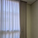 <수원 하얀나라커텐> 수원 영통 메이크업샵 커튼 시공 후기