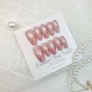 츄스타일(chu style) | 수제네일팁 후기 핑크러블리 아몬드쉐입 네일 판다츄 웨딩네일 추천, 손끝 여리함 그 자체💕