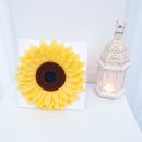 페이퍼플라워 주름지 해바라기 액자 이미지