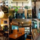 정원이있는 카페 이미지