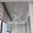 화명대림타운아파트경로당 | 부산 화명 대림타운 아파트 베란다 천정형 수동건조대 설치 후기┃선반장수