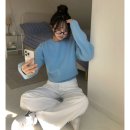 니트/부츠컷바지/아디다스맨투맨 이미지