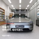 에이스골드 | 전문점 카프렌즈 ㅣ 테슬라 모델YL 코스믹실버 하버캠프 세라믹본드 썬팅 및 PPF 골드패키지 시공 후기