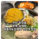 원두정6길40 | [두정동 삼계탕 세종이도삼계탕] 초복날 몸보신하고 다시 풀예약으로 뛰어들어요