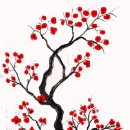 "매화꽃 (Plum Blossoms)" 그림 이미지