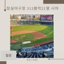 북구종합운동장 제1야구장 | 종합운동장 잠실야구장 313블럭 21열 시야