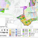 탕정신도시 지구계획 및 토지이용계획입니다. 이미지