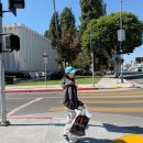 TS3차 | 로우클래식 소프트 후드집업 차콜 여자 L 사이즈 착샷｜LA 여행룩