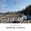 태양바이크 | 아이랑 보령여행 대천해수욕장 놀 거리 국내 최초 해상 스카이바이크 내돈내산 후기