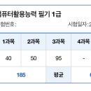 준바오들 회사다니면서 컴활1급필기 붙었어🥹 이미지