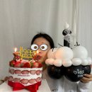 귀여운 생일케이크풍선 리뷰 :: 주북리작업소 기념일풍선 후기