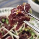 두정한우농장 | 천안뭉티기 맛집 대구뭉티기 뭉티기+육회 세트 2인후기