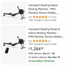 Rowing machine concept2 pm3 $550 이미지