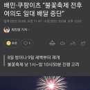 배민·쿠팡이츠 “불꽃축제 전후 여의도 일대 배달 중단” 이미지