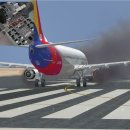 보잉 737-800의 화재 이미지