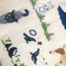 프랑스 자수 배우기 - 동물 자수 이미지