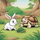 토끼와거북이 이미지