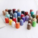 A1024 | 원단마트 재봉실 미싱실 코아사 45수2합 소형재봉사 베이직 컬러 36컬러 1700m