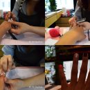 메이준네일 | 차홍아르더 : 현중쌤 + 네일케어 받다