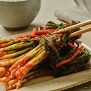 중국식품농산물담배잎가게 | 입맛 없는 날 전라도 파김치 추천, 여수 국내산 1kg 시키니 짜파게티 두 개도 모자라네요