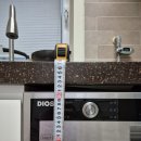 서초캐슬리버티아파트 경로당 | ㄷ자 싱크대 대리석 올려 식기세척기 교체 / 내려앉은 상판 해결