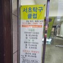 서초탁구