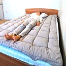 더위 많이 타는 부모님이 좋아하는 누잠 토퍼 매트리스 선물 후기 (일주일)