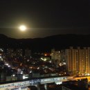 오늘밤 '슈퍼 블루문 개기월식' 전조?...새벽에도 크고 밝은 달 떠 화제 (국제신문) 이미지