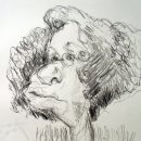 연필 드로잉 이미지