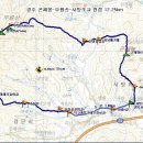 경주 곤제봉-무룡산-사방초교 원점 12.25km 이미지