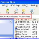 C:\WINDOWS \Downloaded Program Files -> 이폴더안의 .. 이미지