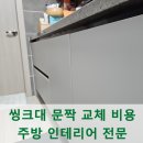 새갈천 | 씽크대 문 교체 비용 업체 주방 인테리어