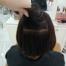 레드헤어 | 수원 매탄동 미용실 헤어다이아 아주대점 레드브라운염색 후기