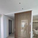 영림유치원 | [광교 에듀포레 인테리어 후기] 중문 + 후드설치 + 도배 시공