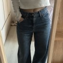 가-67 | 패션 | 유니클로 배기커브진 67 블루 컬러 사이즈 24, 기장 후기(수선없이 기장 줄이는 법)