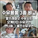 알프레미오 수유시트 메쉬와 오케타니, 얀니허그셀프쿠션 비교