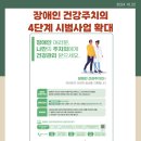 장애인 건강주치의 4단계 시범사업 확대 이미지