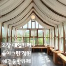 숲속그린세탁소 | 청주 오창 애견동반 대형카페 숲이그린정원 내돈내산 후기