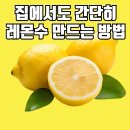 독소 배출과 다이어트에 좋은 레몬수 효과,만드는 법,섭취 주의사항 총정리 이미지