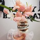 컴온플라워강남 | 서울 생화케이크 감성담긴 고블렛 컵케이크 라플레르 플로