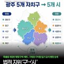 광주 5개 구 → 시로 승격? 이미지