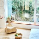 빨간 시골집 이미지