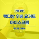 빽다방 우베 아이스크림 | 우베 요거트 블루베리맛 솔직 후기
