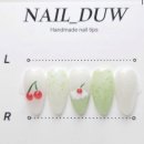 소다네일 - 구리시 건원대로 36 | [제품리뷰] 수제네일팁 추천 - 네일듀 "NAILDUW 멜론 체리 네일" 후기