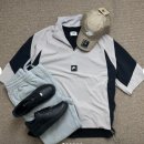 반코디 | 나이키 반팔 아노락 셋업 후기｜여름 반집업 오버사이즈 코디 끝판왕