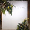 메리플라워 | 성남 더 메리든 본식 촬영 후기｜그리너리 플라워가 예뻤던 분당 웨딩홀