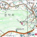 경북 청도군 매전면의 동곡457 삼각점과 달뱅이산(달팽이산) 이미지