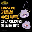 엔돌핀PC | 🍂[강남역 PT] 가을철 수면 부족, 그냥 지나치면 안 되는 이유